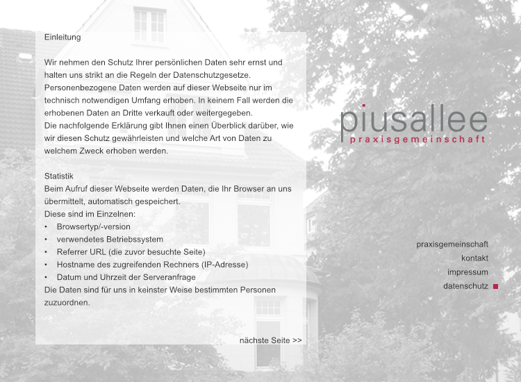 Datenschutz