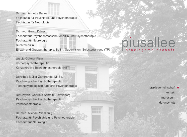 Praxisgemeinschaft Piusallee Münster